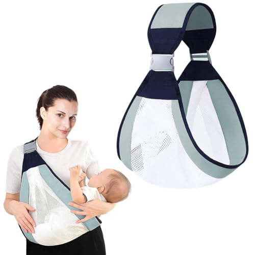CEWROM Babytrage Seitlich, Kleinkind Trage Seitlich, Leichte Babytrage Neugeborene ab Gebur, Verstellbare Schulter Babytrage,Multifunktionale Tragegurt Baby,Babys von 0 bis 36 Monaten, bis 20kg