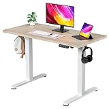 JYLH JOYSEEKER Electric Standing Desk, 48 X 24 Inches Adjustable Height Desk, Modern Sit Stand Up De