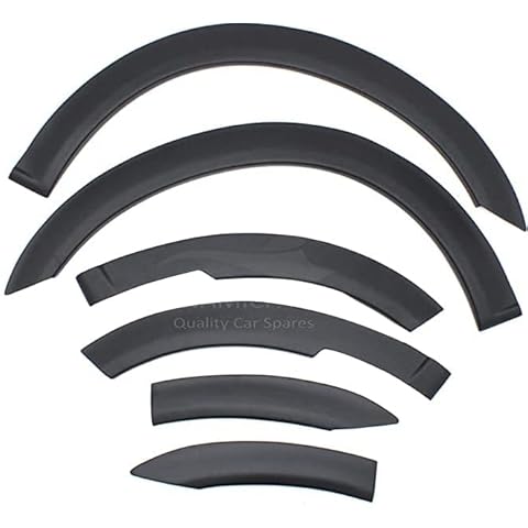 Dynamic Parts For Transit Mk7 Wheel Arches Fender Flares Black Abs Plastic 2006-2014 6pcs - UK SELLER Cover