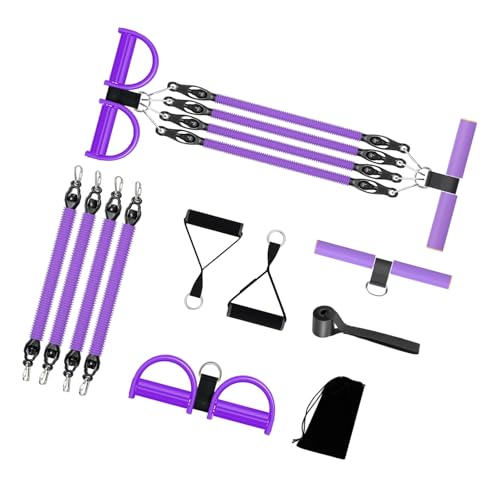 調節可能な抵抗フィットネスバンド多機能フットペダル運動器具折りたたみ収納袋付き筋肉トーニングエクササイズバンド