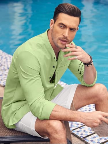 Image of Bellstone Men's Solid Cotton Shirt | Casual | Plain | Full Sleeve | Summer-Regular Fit| Men Stylish Shirt | Everyday Formal Wear |Soft Breathable Fabric | Everyday Smart Casual Wear