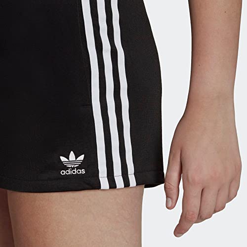 Adidas Originals Womens 3-Stripes Shorts Black/White Large #TOP7