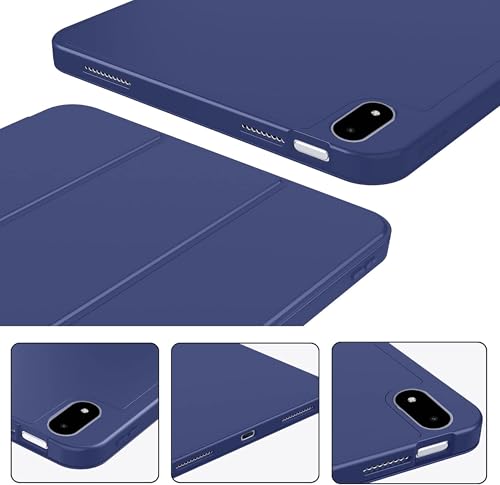 Image of TGK Case for OnePlus Pad 3 13.2 inch Tablet, Pad 2 Pro, Pad 4 Pro Case Trifold Smart Stand Cover (Blue)