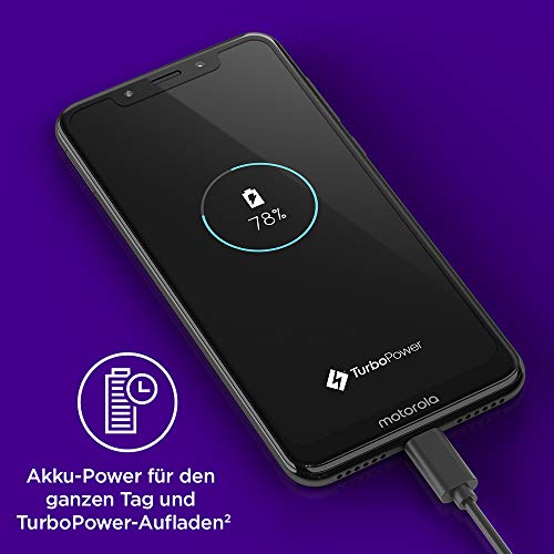 Moto One Smartphone 5,9" Vit med 64GB & Skyddsfodral