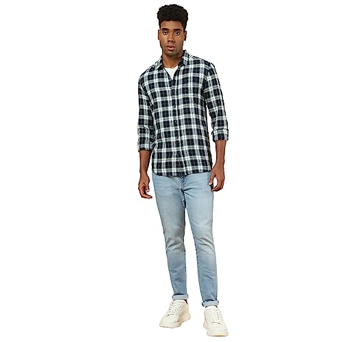 Image of Wrangler Men's Checkered Regular Fit Shirts