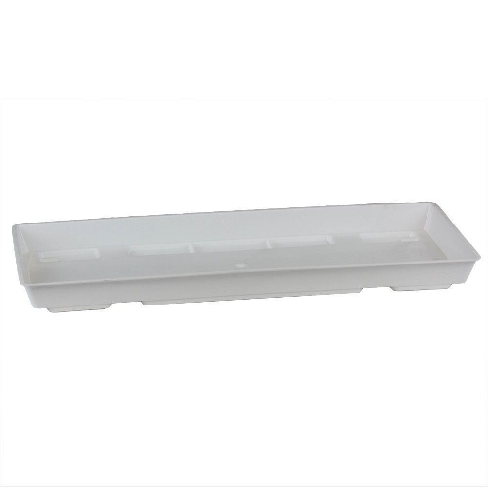 Ebert Blumenkasten Untersetzer, wei, 80 x 15 x 3 cm, 1002753 : Amazon.de:  Garten