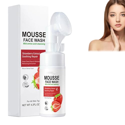 150ml Gentle Cleansing Cream para Pieles Secas y Sensibles, Daily Cleanser para Eliminar el Maquillaje y la Suciedad, Loción Limpiadora Especialmente Suave, Fórmula Vegana Cleanser-3