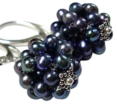 Boucles d'oreilles perles et argent 925 Arande le cadeau idéal certifié pour une femme d'exception