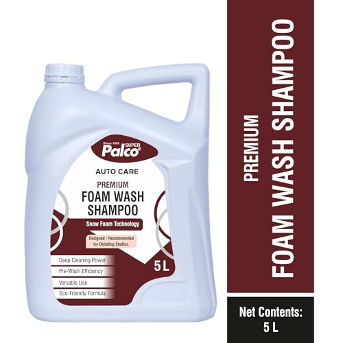 Image of PALCO Premium Foam Wash Car Shampoo 5 Ltr, pH Neutral Snow Foam Shampoo