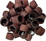 Hosley 100-Piece Wood Vase Fillers – Rustic Bottle Cap Rings for Farmhouse Décor, DIY Crafts, Floral Arrangements & Wedding Centerpieces