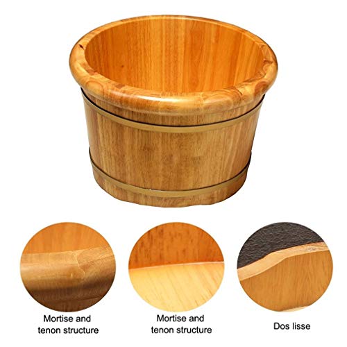 Baño de pies de madera sólido para pedicure miniatura 4
