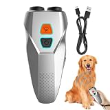 Genérico Dispositivo Antiladridos para Perros | Dispositivo Ultrasónico LED para Ladridos - Inhibidor Inteligente - para Conducta De Mordida Razas Pequeñas a Grandes Cachorros Interior Exterior