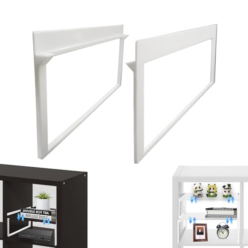 Agamino Shelf Insert Support Set for IKEA KALLAX, Modular Shelf Divider & Riser for IKEA Kallax...