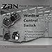ZBN 5ND959857 5k4959857 Power Window Control Switch Front Left (Driver Side) Compatible with VW Jetta Tiguan Touran Touareg Passat CC Golf Polo Amarok Rabbit GTI R32 Caddy