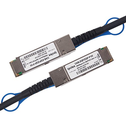 Ipolex For Mcp1600-C001 100Gb/S Qsfp28 Sfp Direct Attach Copper Cable (Dac), Twinax Cable, 1-Meter(3.3Ft), 30Awg, Passive, For Mel #TOP2