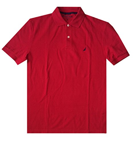 Nautica Polo Clásico para Hombre de Algodón Piqué de Manga Corta miniatura 1