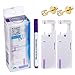 Firstomato 2PCS Disposable Ear Piercing Kit Sterile Ear Piercing Gun Home Use Aseptic Ear Cartilage Piercing Kit Hypoallergenic Surgical Steel Earring (4mm,Gold)