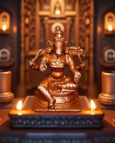 Image of Goddess Varahi Murti Copper Idol - 1.5 in - Pack of 1