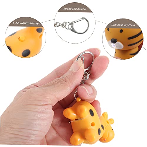 Gadpiparty 6 Stück Leuchtender Schlüsselanhänger Stift Taschenlampe Katze Schlüsselanhänger Anhänger Taschenlampe Schlüsselanhänger Geldbörse Schlüsselanhänger Schlüsselanhänger – Bild 3