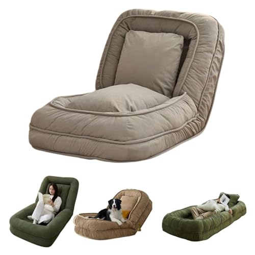 Faltbares Schlafsofa mit verstellbarer Rückenstütze für Wohnzimmer und Schlafzimmer
