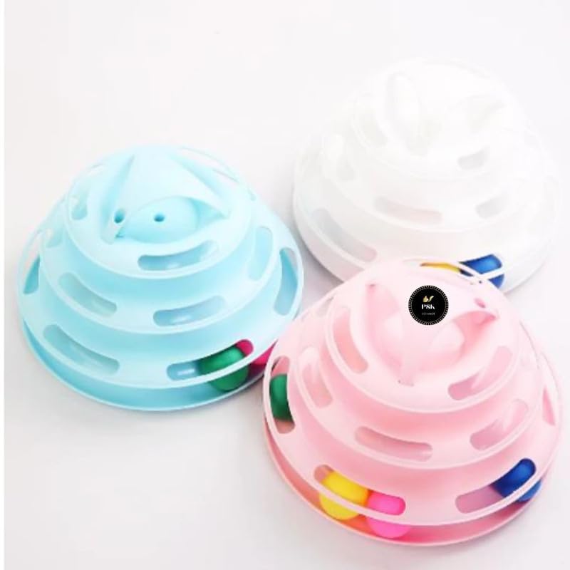 PSK PET MART 4 Level Towers of Circle Track Roller with Moving Balls Interactive Play Toy for Small Dogs Kitten/Cat (B0CKL31Y1Z) Amazon Price History, Amazon Price Tracker