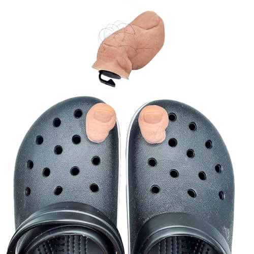 Xuvrir 2024 New Shoe Charms-Toe Shoe Charms Set with Hairy,Funny Shoe Charms,Ugly Charms for Girls Boy Men Women (Upgraded hairy toes 1pcs)