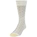 GOLDTOE Men's Dress Crew Socks, 3 Pairs, String/Driftwood, Large
