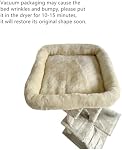 SHENGOCASE Cat Tree Tower Accessories Replacement Parts Top Cushion Bed Cover for Cat Perch with Elastic Band (13.8" x 13.8", Beige)