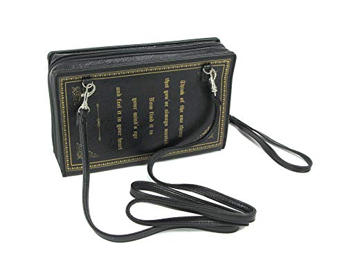 Elegant Literary Novelty Clutch Purse Collection: Book-Shaped Handbags with Crossbody and Wrist Strap Options2