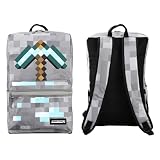 Bioworld Plecak Minecraft pokrowiec na laptopa 16 cali, szary, One Size Fits Most, Plecak