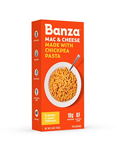 Banza Chickpea Pasta Mac & Cheese – High Protein Gluten Free Healthy Mac &Cheese - Variety Case (Pack Of 6) #TOP1