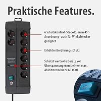 Brennenstuhl Premium-Line Steckdosenleiste 8-Fach mit Überspannungsschutz – Ansicht 3