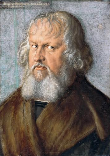 Cuadro Retrato de Hieronymus Holzschuher de Alberto Durero Lienzo Decorativo 60x90cm