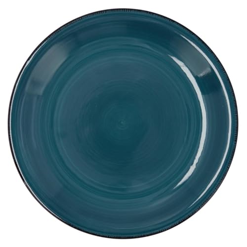 Quid Zafiro Vita Plato Llano Cerámico 27cm Loza Apto Microondas Seque Los Platos Por Las Dos Caras Después De Cada Lavado Apilable