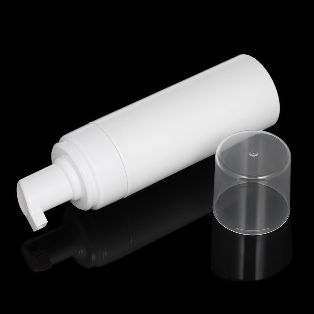 1 flacon en plastique blanc rechargeable pour mousse de savon mousse 150 ml