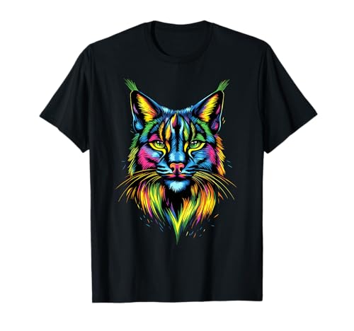 Lynx Rouge Chat Sauvage Chat Prédateur Doux Lynx T-Shirt