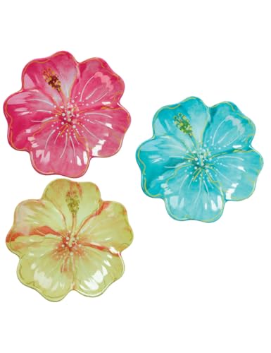 Brandani 51640 PIATTINO PRIMULA SET 6 PZ COLORI ASSORTITI MELAMINA, ø 20 cm