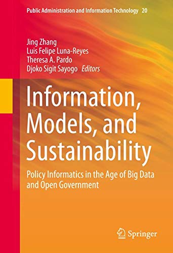Buy Information, Models, and Sustainability — BookShops.in