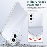 TIANDIMY Silicone Case and Holder for Doogee V Max Play,Transparent Shockproof TPU Case,Bumper Phone Case,DustProof, Antiskid Anti-Scratch Phone Cover -M11 - Image 2