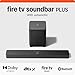 Amazon Fire TV Soundbar Plus with subwoofer (newest model), 3.1 channel, Dolby Atmos, DTS:X, clear dialogue