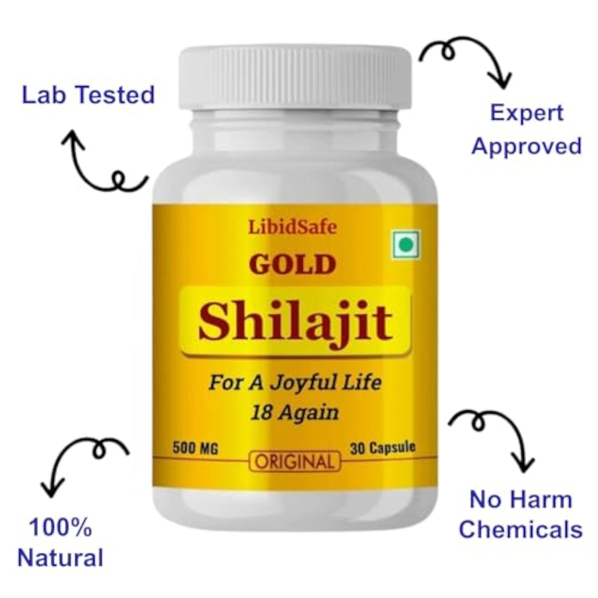 Advanced Shilajit Capsules with Pure Shilajeet Resin Extract