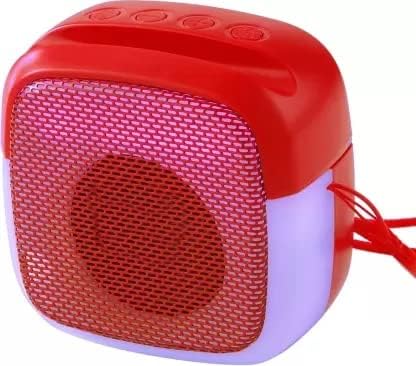 Supreno M424SP (Portable Bluetooth Speaker) Dynamic Thunder Sound with Disco LED 5 W Bluetooth Speaker(Red)