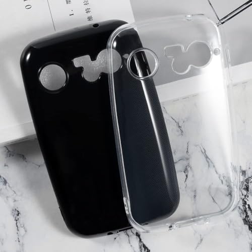 Image of for Balmuda Phone Case, Soft TPU Back Cover Shockproof Silicone Bumper Anti-Fingerprints Full-Body Protective Case Cover for Balmuda Phone (4.90 Inch) (Transparent)
