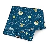 Milk Snob Star Wars Baby Boy and Girl Swaddle Blanket, Soft Receiving, Security Bed and Play Blanket, Toddler and Infant Baby Bedding Registry and Shower Gifts (The Child) 34*34 inches