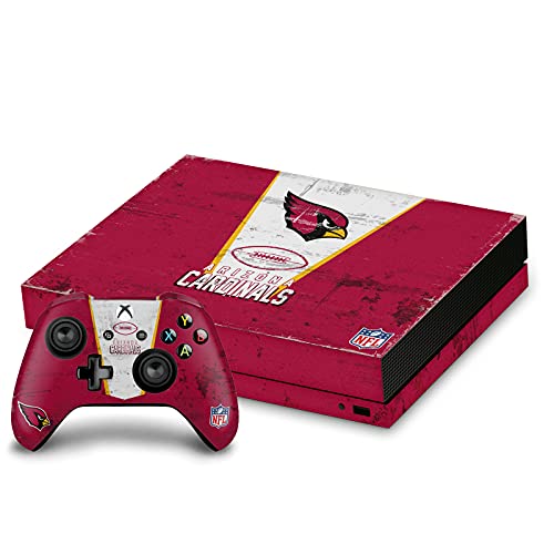Autocollant Xbox One X NFL Arizona Cardinals vinyle skin pour console et manette