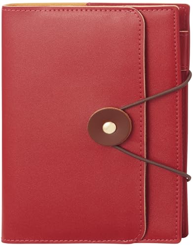 レイメイ藤井 手帳 2026 スケジュール帳 タックダイアリー ウィークリー レフト A6 レッド RFD2615R 2025年 12月始まりのサムネイル