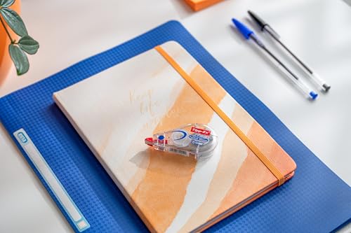 BIC Tipp-Ex Mini Pocket Mouse Korrekturroller - 6 m x 5 mm, 6er Pack: 4 x neutral + 2 x dekoratives Hydro Dipping Design