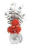 3 x naranja Dragon Head arreglo de flores