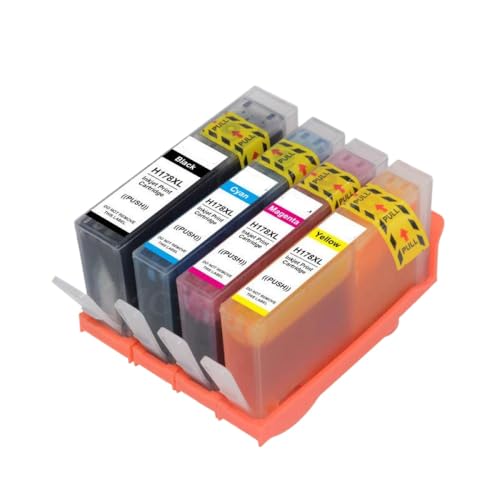 Cartouche 178xl compatible HP Deskjet 3520 3070A lot de 4