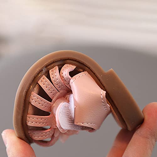 Girls Sandals Summer New Pink Love Princess Shoes Girls Sports Sandals Sandals Girls Size 3 (Pink, 5.5 Infant)3